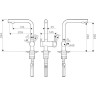 Комплект OMOIKIRI NAGANO-BL + PURE DROP LITE 4047,8028