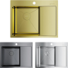 Мойка OMOIKIRI AKISAME 65-IN-L нерж.сталь/нержавеющая сталь 4973058