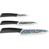 Набор ножей (3 ножа) на деревянной подставке OMOIKIRI IMARI White-SET 4992019